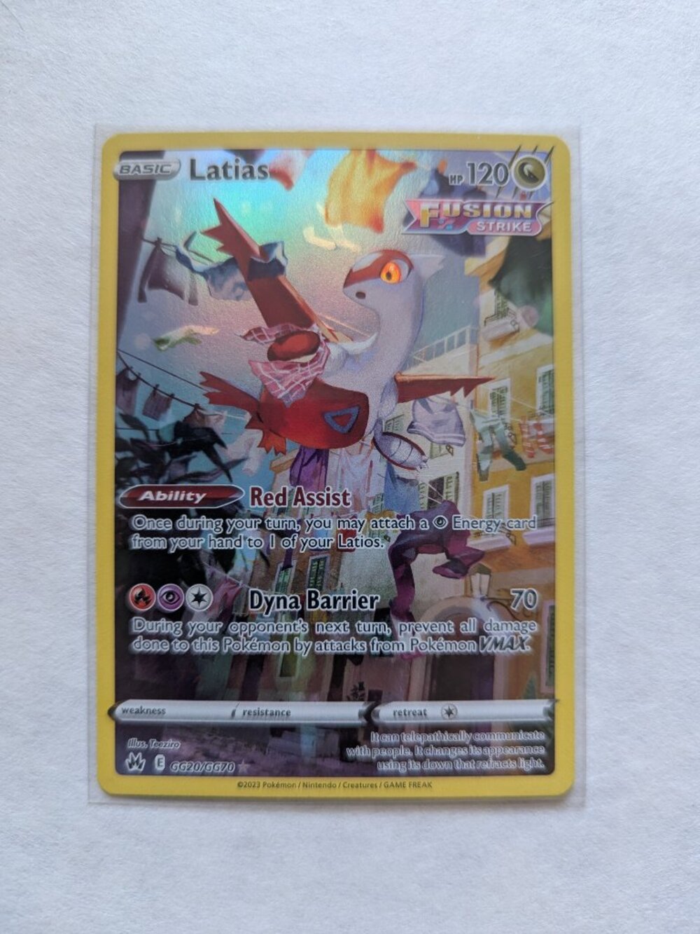 Pokemon Card Latias #GG20/GG70